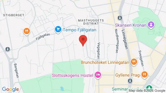 Lägenheter att hyra i Majorna-Linné - kort over placeringen