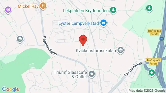 Lägenheter att hyra i Söderort - kort over placeringen