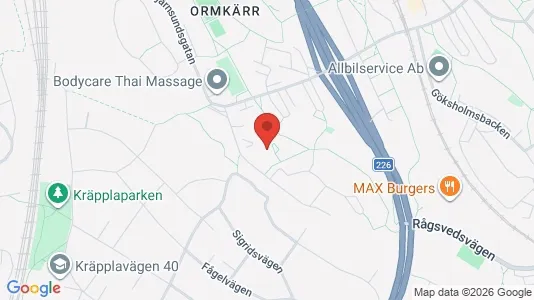 Lägenheter att hyra i Söderort - kort over placeringen