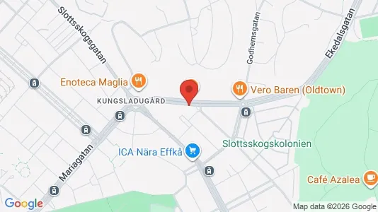 Lägenheter att hyra i Majorna-Linné - kort over placeringen