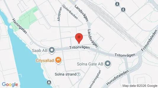 Lägenheter att hyra i Sundbyberg - kort over placeringen