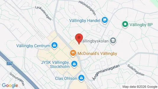 Lägenheter att hyra i Västerort - kort over placeringen