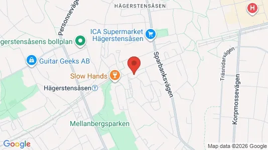 Lägenheter att hyra i Söderort - kort over placeringen