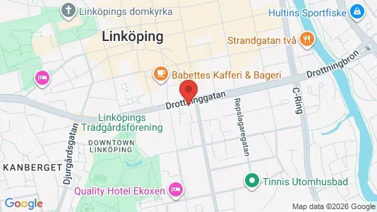 Lägenheter att hyra i Linköping - kort over placeringen