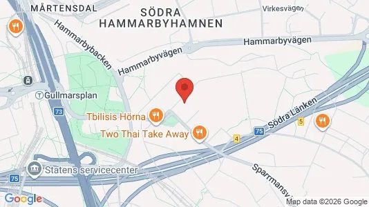Lägenheter att hyra i Söderort - kort over placeringen