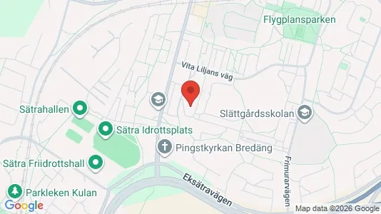 Lägenheter att hyra i Söderort - kort over placeringen