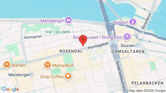 Lägenheter att hyra i Södermalm - kort over placeringen