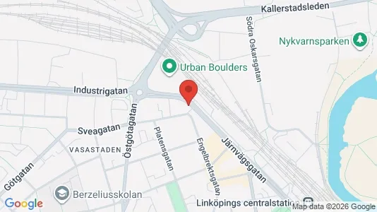 Lägenheter att hyra i Linköping - kort over placeringen