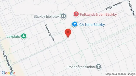 Lägenheter att hyra i Västerås - kort over placeringen