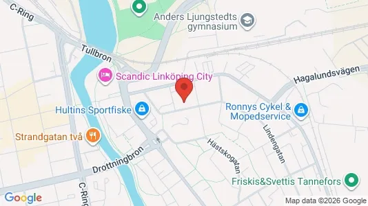 Lägenheter att hyra i Linköping - kort over placeringen