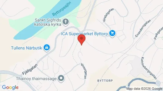 Lägenheter att hyra i Borås - kort over placeringen