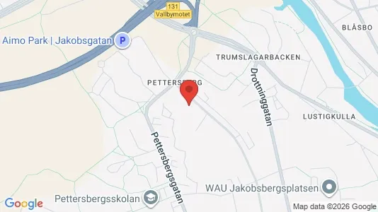 Lägenheter att hyra i Västerås - kort over placeringen