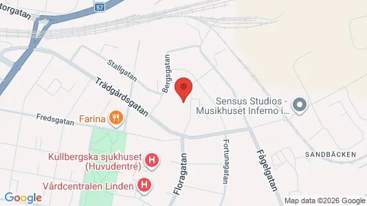 Lägenheter att hyra i Katrineholm - kort over placeringen