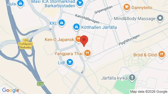 Lägenheter att hyra i Järfälla - kort over placeringen