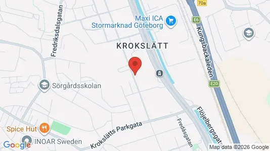 Lägenheter att hyra i Örgryte-Härlanda - kort over placeringen