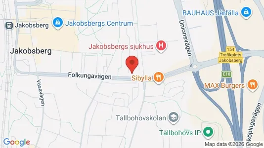 Lägenheter att hyra i Järfälla - kort over placeringen