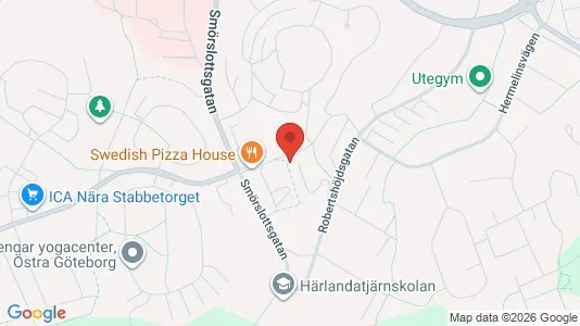 Lägenheter att hyra i Örgryte-Härlanda - kort over placeringen