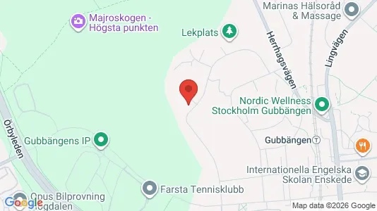 Lägenheter att hyra i Söderort - kort over placeringen