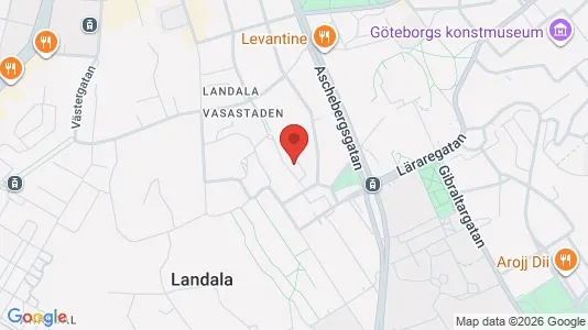 Lägenheter att hyra i Göteborg Centrum - kort over placeringen