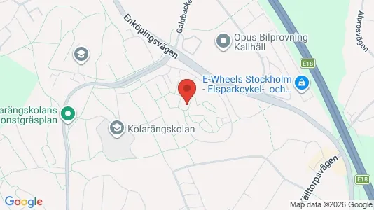 Lägenheter att hyra i Järfälla - kort over placeringen
