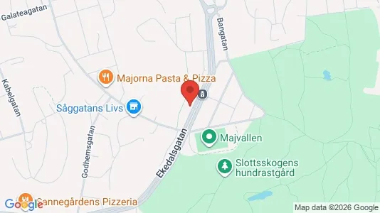 Lägenheter att hyra i Majorna-Linné - kort over placeringen