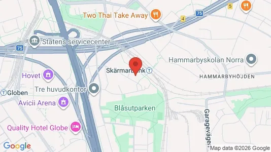 Lägenheter att hyra i Söderort - kort over placeringen