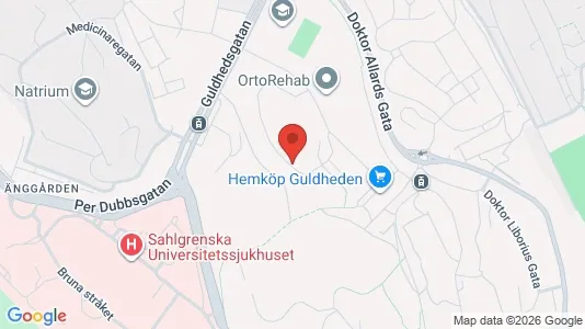 Lägenheter att hyra i Göteborg Centrum - kort over placeringen