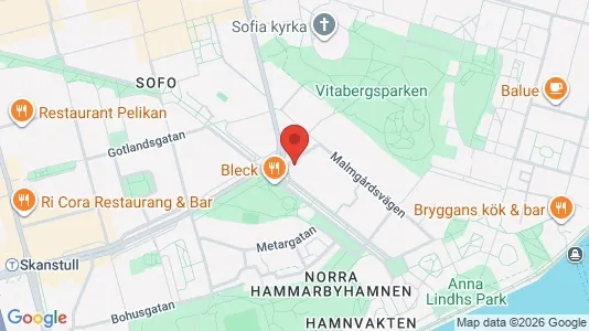 Lägenheter att hyra i Södermalm - kort over placeringen