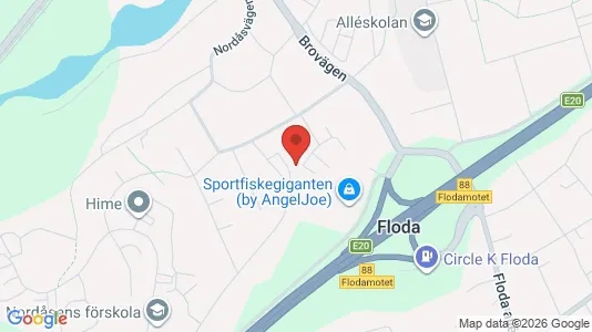 Lägenheter att hyra i Lerum - kort over placeringen
