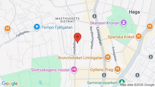 Lägenheter att hyra i Göteborg Centrum - kort over placeringen