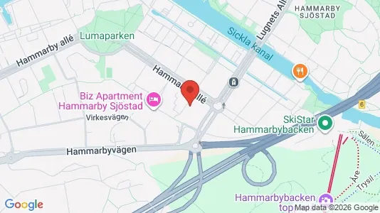 Lägenheter att hyra i Söderort - kort over placeringen