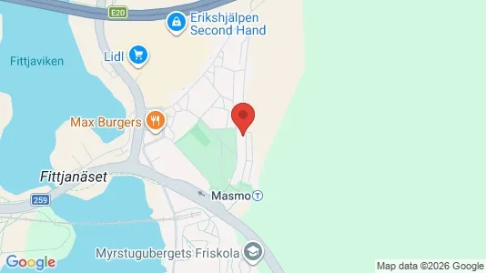 Lägenheter att hyra i Huddinge - kort over placeringen