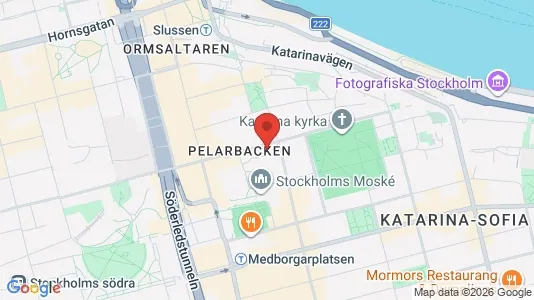 Lägenheter att hyra i Södermalm - kort over placeringen