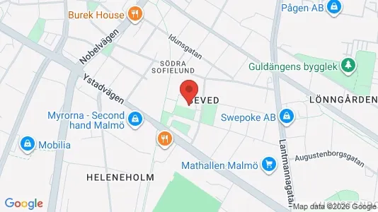 Lägenheter att hyra i Sofielund - kort over placeringen