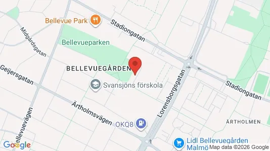 Lägenheter att hyra i Malmö Centrum - kort over placeringen
