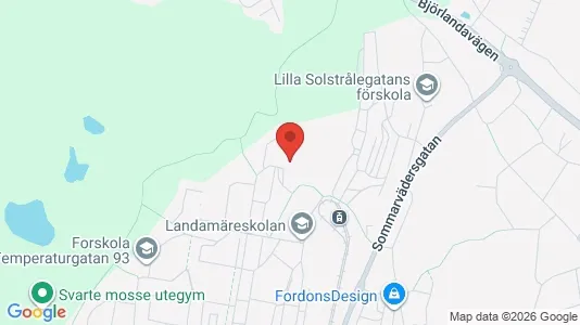 Lägenheter att hyra i Västra hisingen - kort over placeringen