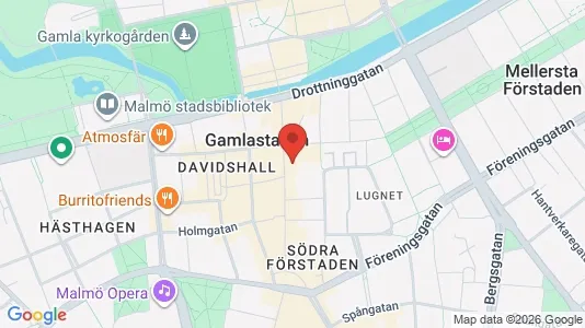 Lägenheter att hyra i Malmö Centrum - kort over placeringen