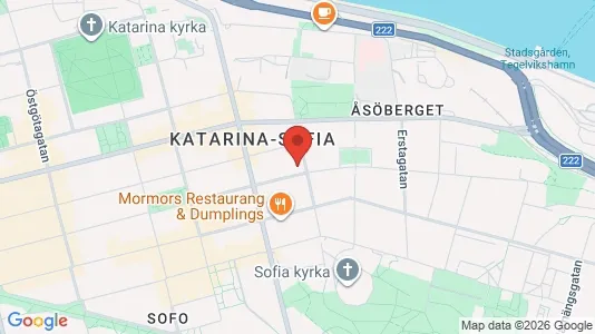 Lägenheter att hyra i Södermalm - kort over placeringen