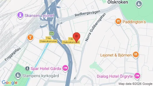 Lägenheter att hyra i Örgryte-Härlanda - kort over placeringen