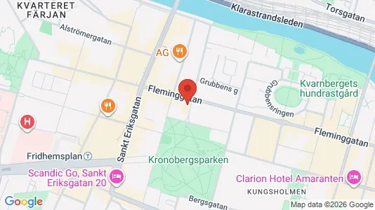 Lägenheter att hyra i Kungsholmen - kort over placeringen