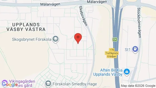 Lägenheter att hyra i Upplands Väsby - kort over placeringen
