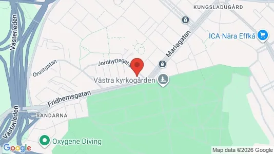 Lägenheter att hyra i Majorna-Linné - kort over placeringen