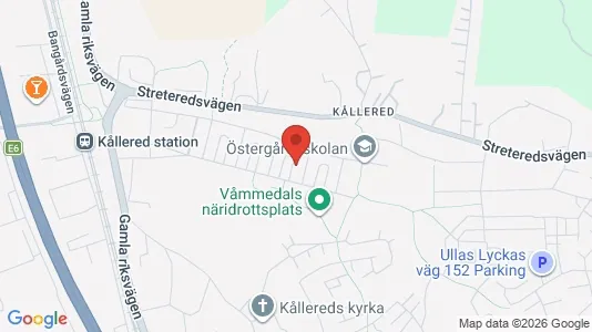 Lägenheter att hyra i Mölndal - kort over placeringen
