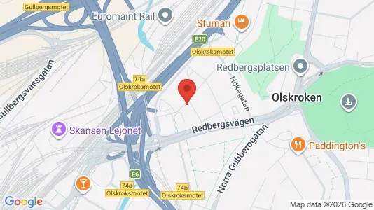 Lägenheter att hyra i Örgryte-Härlanda - kort over placeringen