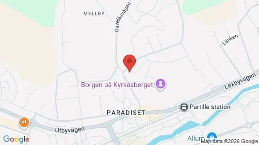 Lägenheter att hyra i Partille - kort over placeringen