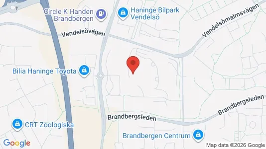 Lägenheter att hyra i Haninge - kort over placeringen