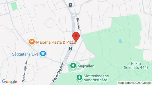 Lägenheter att hyra i Majorna-Linné - kort over placeringen