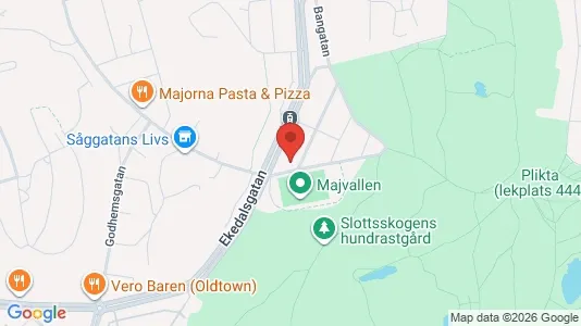 Lägenheter att hyra i Majorna-Linné - kort over placeringen