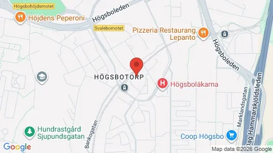 Lägenheter att hyra i Majorna-Linné - kort over placeringen