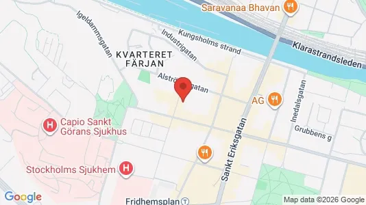 Lägenheter att hyra i Kungsholmen - kort over placeringen